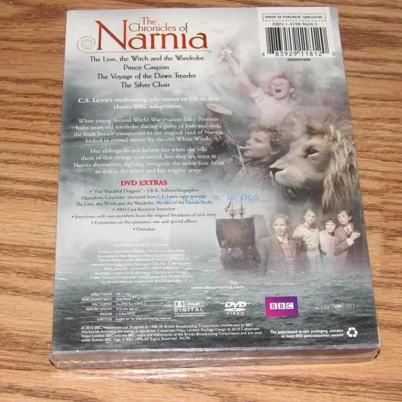 The CHRONICLES OF NARNIA 4 DVD Set~SEALED! - Picture 2 of 2